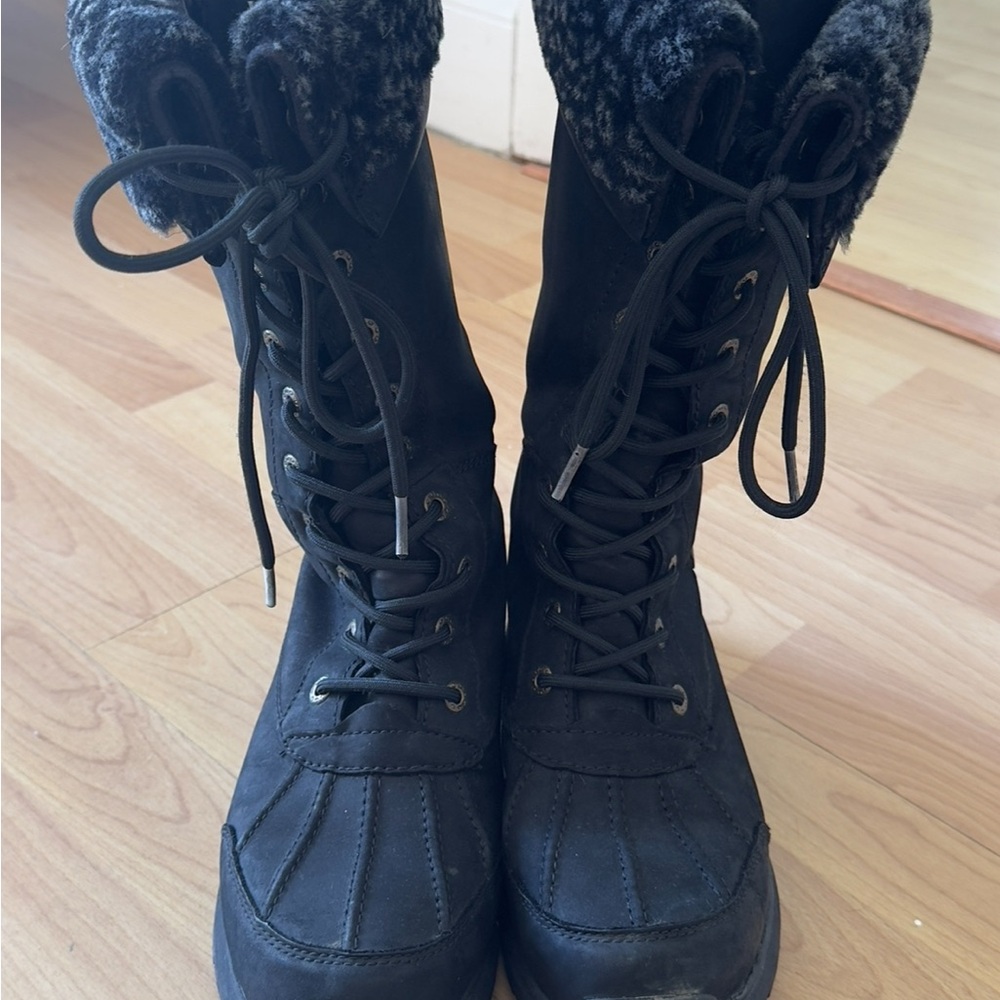 UGG Waterproof Black Winter Boots